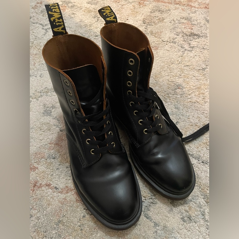 Dr. Martens 1460 with black stitching